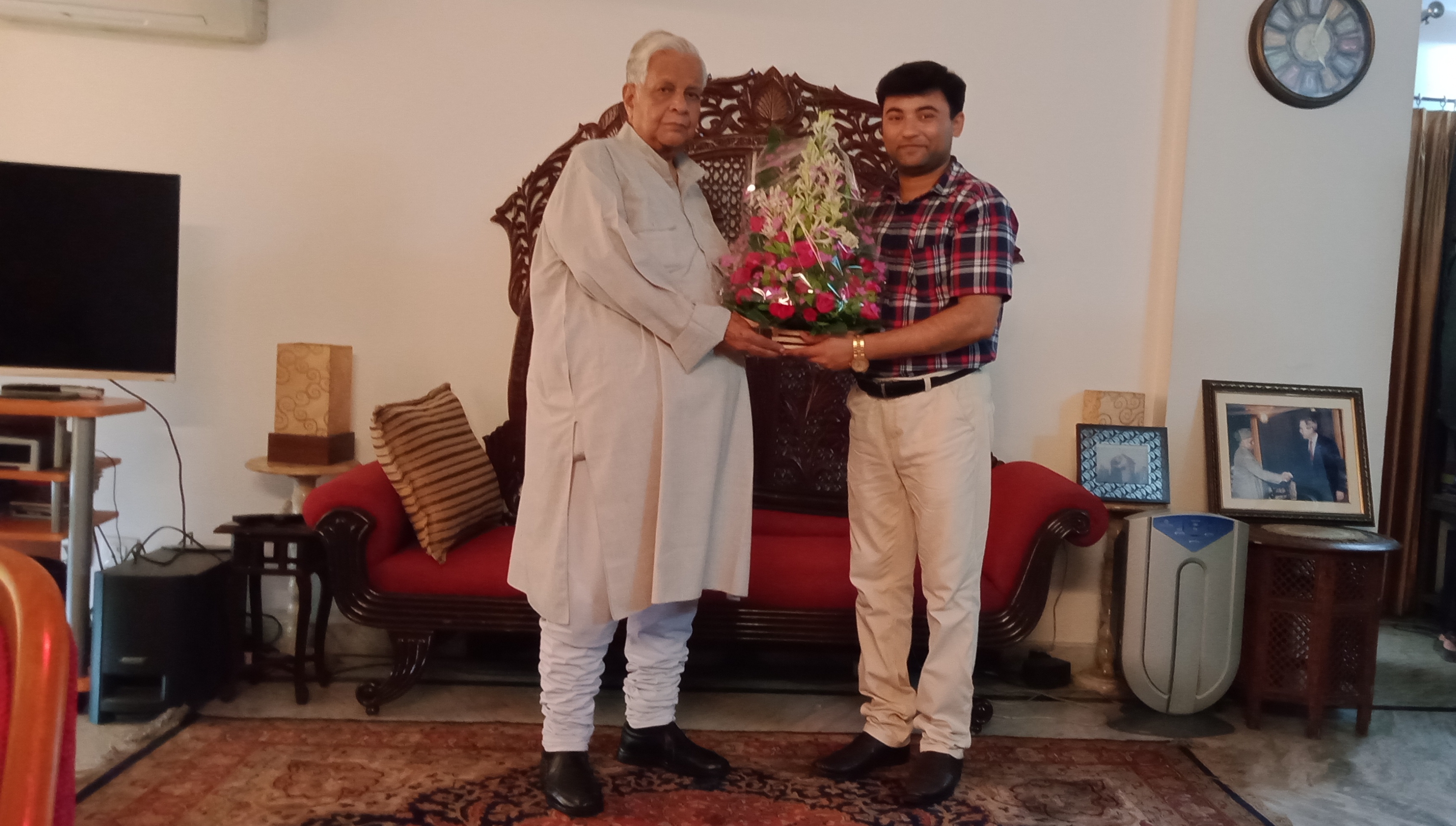 Meeting with Dr. Ammar Rizvi, Former Acting Chief Minister, U.P.
